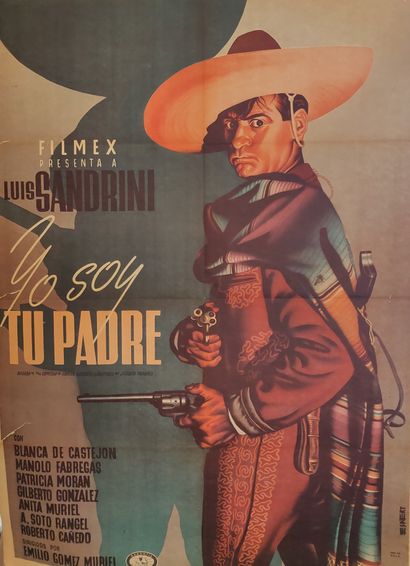 null Lot including seven posters of Mexican cinema of the years 1940-50: 

- The...