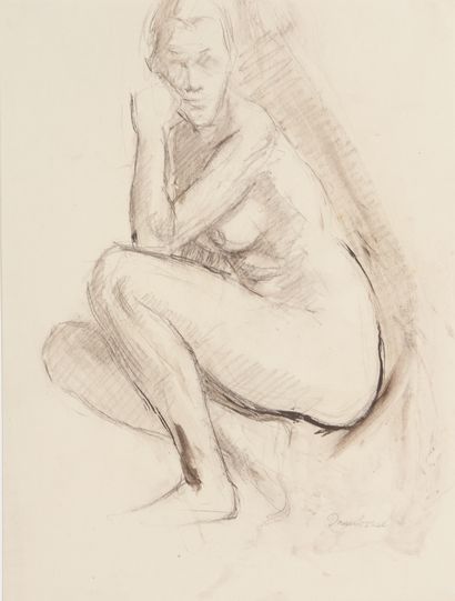 null Marcel DAMBOISE (1903-1992)

Lot of two drawings :



- NUDE WOMAN STANDING,...