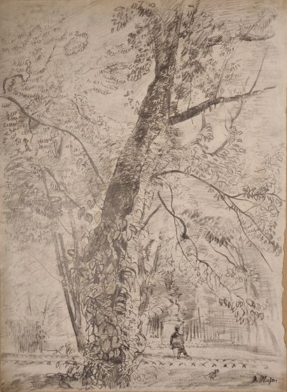 null Maurice MAZO (1901-1989)

Grand arbre au Luxembourg

Crayon

Cachet de l’atelier...