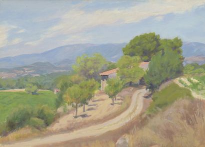 null Marcel DAMBOISE (1903-1992)

LA COLLINE ENCHANTEE (LUBERON)

Huile sur panneau

Signé...