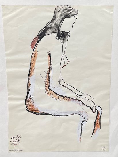 null Félix SCHIVO (1924-2006)

LOT OF FOURTEEN DRAWINGS OF FEMALE NUDES

Various...