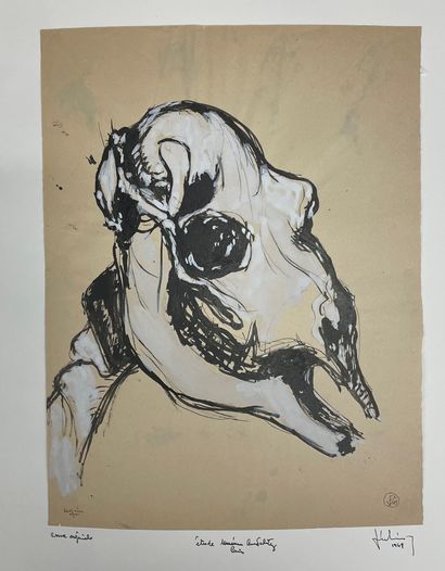 null Félix SCHIVO (1924-2006)

BATCH OF TWO DRAWINGS: SKELETONS OF MOUFLONS

Indian...