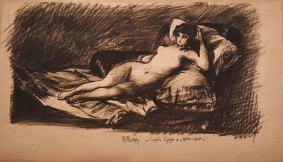 null Maurice MAZO (1901-1989)

Etude de La Maja desnuda d’après Francisco Goya

1928

Crayon...