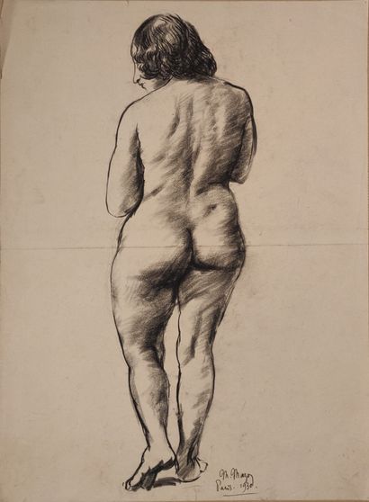 Maurice MAZO (1901-1989) 
Nude female model...