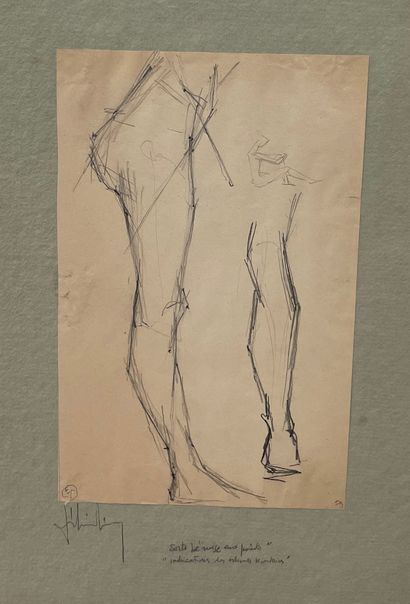 null Félix SCHIVO (1924-2006)

LOT OF NINE DRAWINGS: ANATOMICAL STUDIES OF FEET OR...