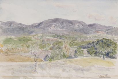 null Marcel DAMBOISE (1903-1992)

Lot of two watercolors :



- VIEW OF THE SOUTH...