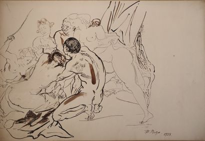 null Maurice MAZO (1901-1989)

Orgy and flagellation

Pen and sepia

Signed and dated...