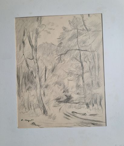 null Richard MAGUET (1896-1940)

Chemin en forêt

Crayon.

Cachet en bas à gauche...