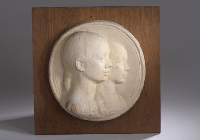 null Marcel DAMBOISE (1903-1992)

Medallion of the two sisters, 1981

Terracotta

Signed...