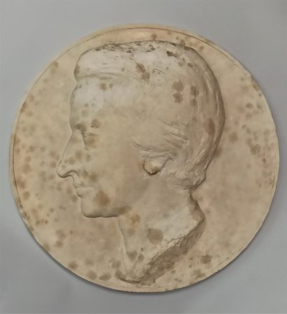 null Marcel DAMBOISE (1903-1992)

Medallion of Jeanne Sicard, large size, second...