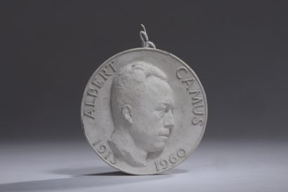 null Marcel DAMBOISE (1903-1992)

Medallion of Albert Camus, 1961

Workshop plaster

Not...
