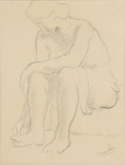 null Marcel DAMBOISE (1903-1992)

Lot of two drawings :



- SEATED WOMAN IN FRONT...
