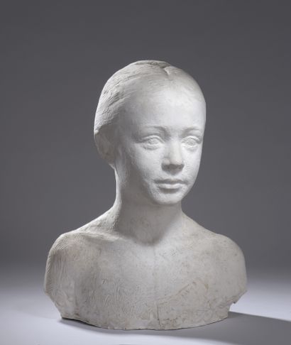 null Marcel DAMBOISE (1903-1992)

Bust of Claire, first version, 1980

Studio plaster

Not...