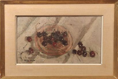 null BENN (1905-1989)

The cherries

Oil on cardboard. 

Signed lower left. 

19...
