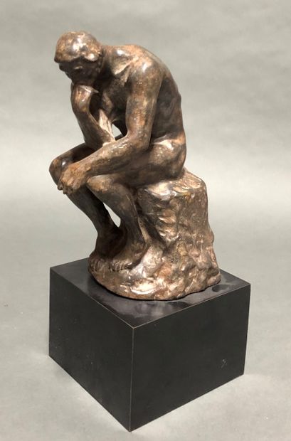 null After Auguste RODIN (1840-1917)

The Thinker

Bronze with brown shaded patina

H....