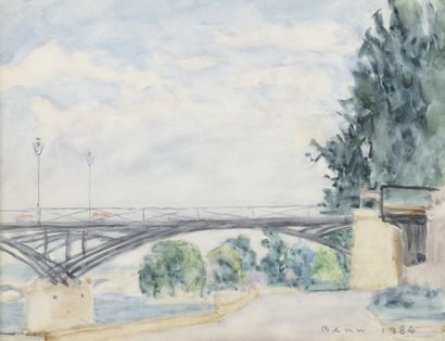 BENN (1905-1989)

The Bridge of Arts, 1984...
