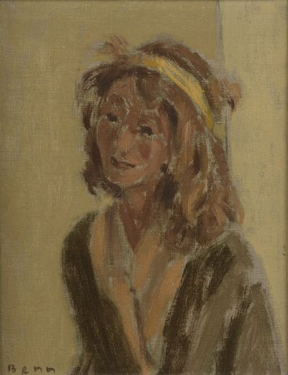 BENN (1905-1989)

Portrait de femme au bandeau...