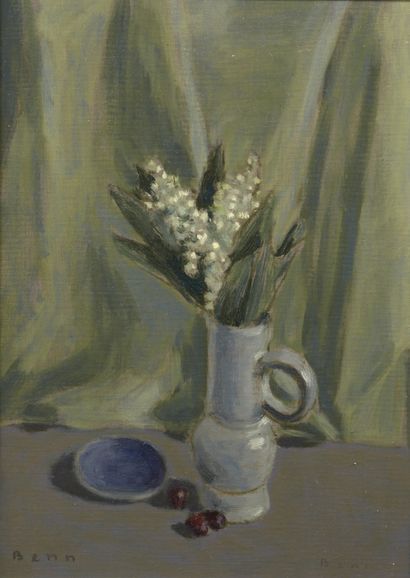 BENN (1905-1989)

Still life with lily of...