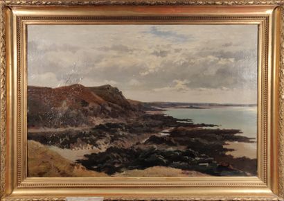 null French school of the 19th century, attributed to Alexandre SEGE

Seaside in...