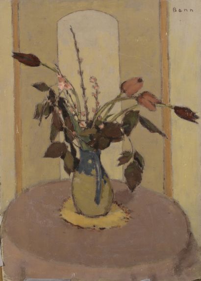 BENN (1905-1989)

The Tulips, ca. 1940 

Oil...