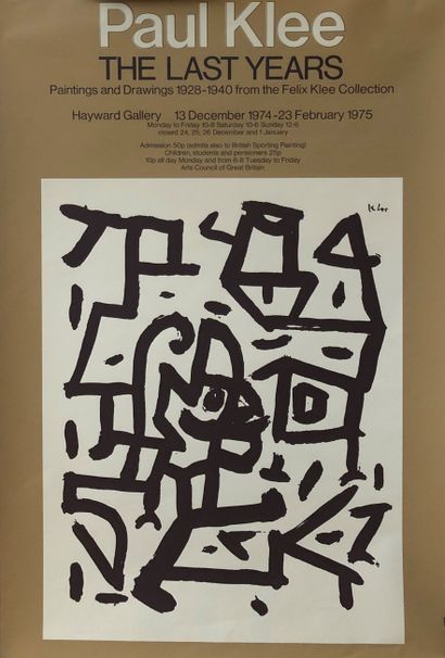 null Paul KLEE (1879-1940)

Lot of 10 posters of exhibitions of which :

- Il Cavaliere...