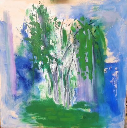 Jean-Claude SALOMON (1928)

Trees on a blue...