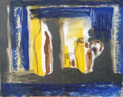 null Jean-Claude SALOMON (1928)

Still life with a bottle, 2013 

Oil on canvas....