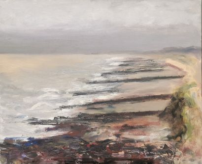 null Jean-Claude SALOMON (1928)

Normandy coast in winter, 1979

Oil on canvas. 

Signed...