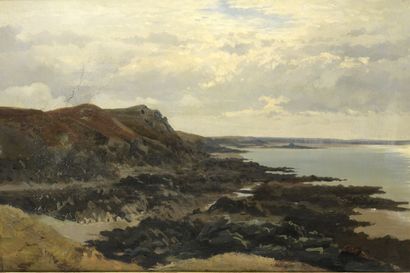 null French school of the 19th century, attributed to Alexandre SEGE

Seaside in...