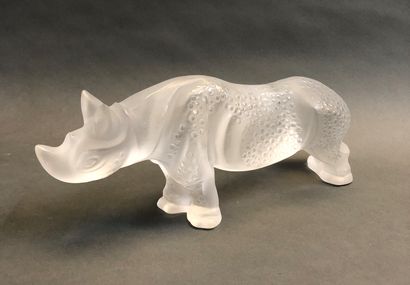 null LALIQUE FRANCE

Rhinoceros in crystal

Signed 

11 x 29 cm