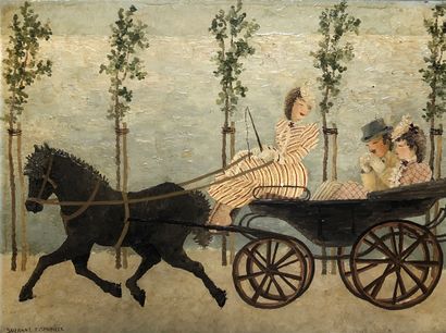 null Suzanne EISENDIECK (1908-1998)

Walk in a carriage 

Oil on canvas 

Signed...