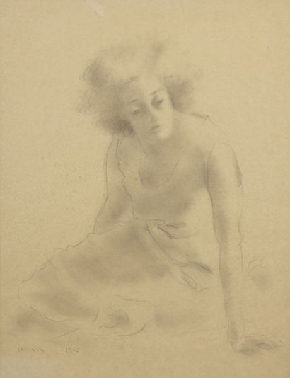 null BENN (1905-1989)

Femme assise pensive, 1931

Crayon sur papier. 

Signé et...