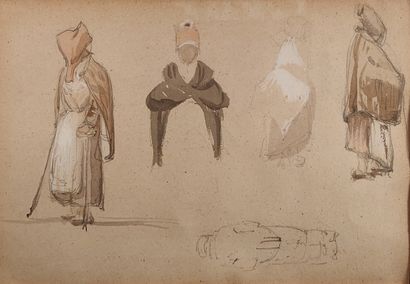 null French school of the 19th century

Study of women wearing headdresses - woman...