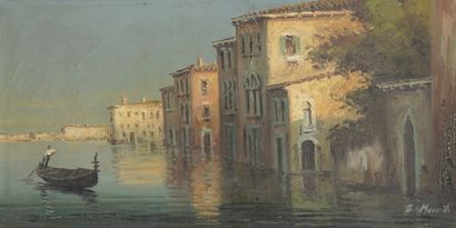 MAURETTI (XXth)

View of Venice

Oil on canvas....