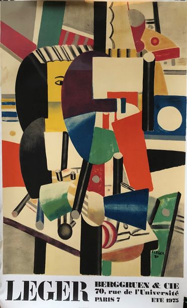 Fernand LEGER (1881-1955) 
Lot de 12 affiches...