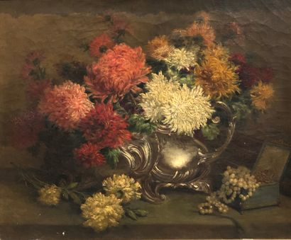 Edmond MAIRE (1862-1914)

Bouquet of dahlias

Oil...