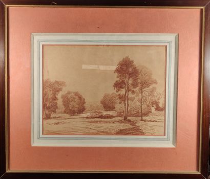 null French school of the 19th century

Landscapes, undergrowth, farms 

Three watercolors...