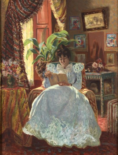 Auguste PEGURIER (1856-1936)

The reading

Oil...
