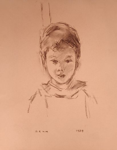  BENN (1905-1989) 
Lot including 16 prints and 3 pencil drawings. 
From 23,5 x 16...