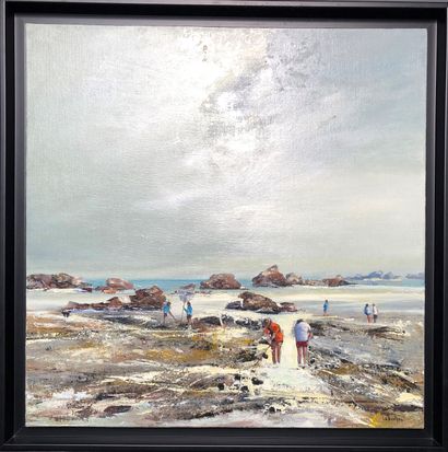 null Claude LE BOULZEC (Xxe)

Fishing on foot

Two acrylics on canvas 

Signed lower...