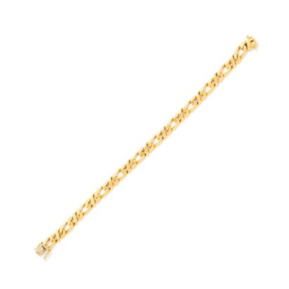 null 18K yellow gold bracelet 750‰.

Safety eight. Slight scratches, small shocks.

Length:...