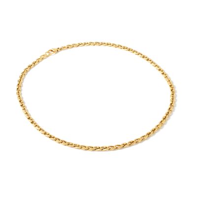 null 18K yellow and white gold 750‰ twisted chain.

Length: 42.00 cm.

Weight: 14.61g.

*...