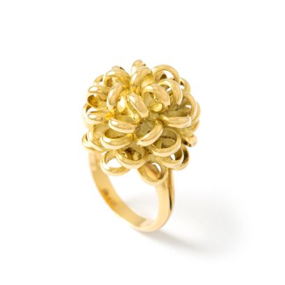 null 18K yellow gold ring 750‰.

Bears a Cartier signature. Scratches, traces of...