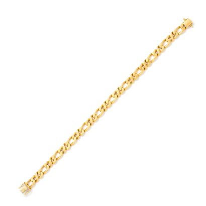 null 18K yellow gold bracelet 750‰.

Safety eight. Slight scratches, small shocks.

Length:...
