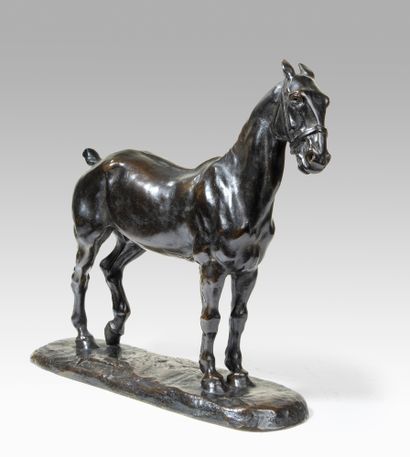 null Gaston D'ILLIERS (1876-1932) 

Jack (Model 1910), circa 1920 

Bronze with brown...