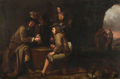 null In the taste of the brothers LE NAIN

Game of dice in a cave 

Oil on canvas....