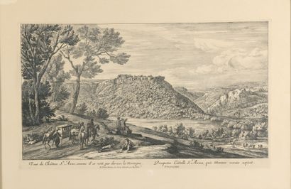 null Chalcography of the Louvre.

Views of the Sainte Anne Castle in Franche-Comté.

Two...