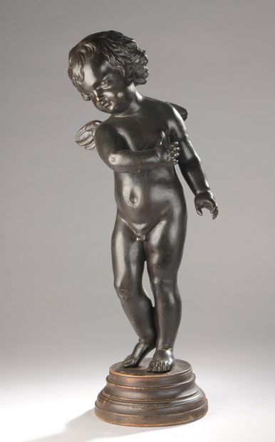 null Ecole du XIXème siècle

Petit amour

Bronze à patine brune. 

H. tot 57.5 cm

(ref...