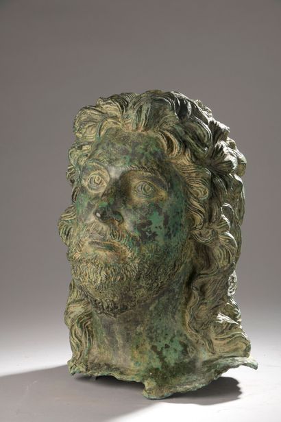 null School of the XXth century 

Head of a man with curly hair in the Renaissance...
