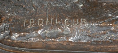 null Isidore BONHEUR (1827-1901) 

Guerrier arabe à cheval, vers 1880 

Bronze à...